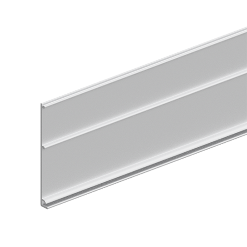 Infinity Slide 69kg covercap backside for running rail (ceiling), glass/wood L=1mtr, aluminum natural anodized