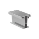 betonstøbeprofil TL-1010 til efterbehandling med Top-Cover L=5000mm, alum. natur anodiseret